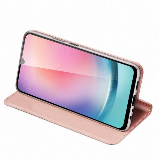 Samsung Galaxy A26 5G oldalra nyíló tok,Rosegold