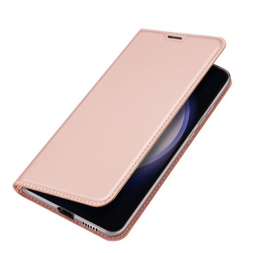 Samsung Galaxy S25 oldalra nyíló tok,RoseGold