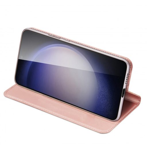 Samsung Galaxy S25 oldalra nyíló tok,RoseGold
