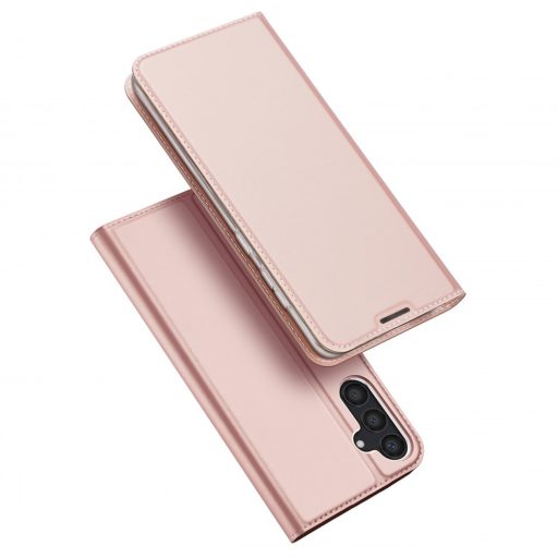 Samsung Galaxy S25 oldalra nyíló tok,RoseGold