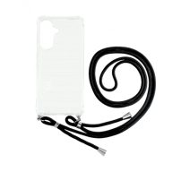 Sam A26  TPU+PC Átlát.tok,Fekete zsinórral