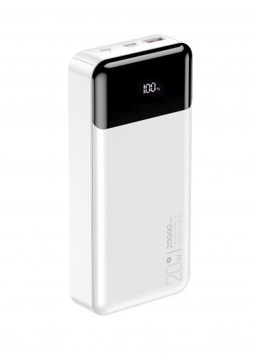 Cellect Power bank PR192 PD20W,20000mAh, Fehér