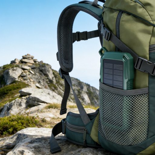 10000 mAh solar power bank wireless töltéssel,riasztó funkcióval