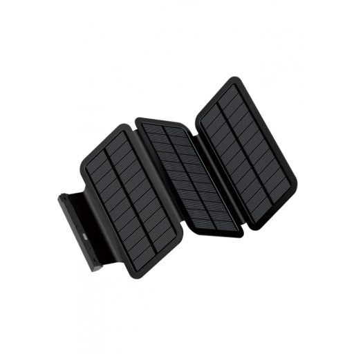 Cellect Solar Powerbank solar panellel, 20000mAh, Fekete