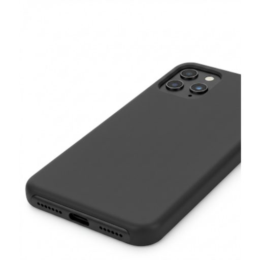 iPhone 16e prémium szilikon tok, Fekete