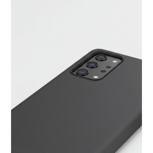 iPhone 16e prémium szilikon tok, Fekete