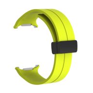   Samsung Galaxy Watch Ultra mágneses szil. óraszíj,24mm,Neonzöl