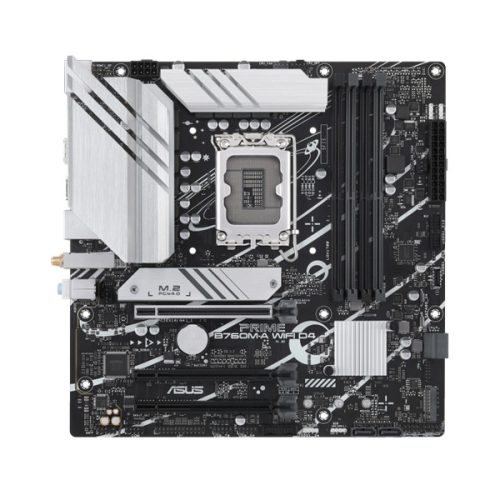 Asus Alaplap - Intel PRIME B760M-A WIFI D4 s1700 (B760, 4xDDR4 5333MHz, 4xSATA3, 2xM.2, 2xHDMI+DP)