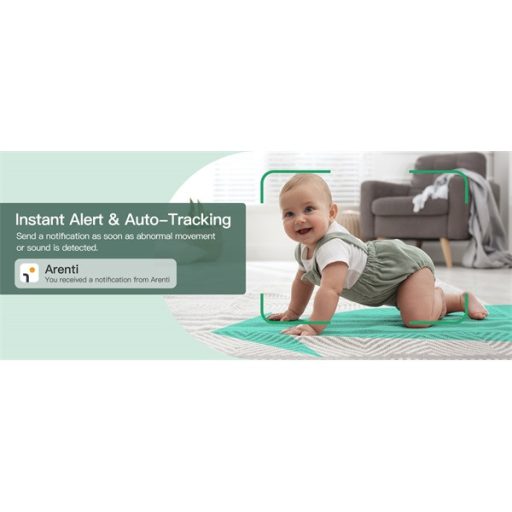 Arenti bébiőr szett - AINANNY B2 + 5" LCD (2MP, sírás-, hőmérséklet-, páratartalom figyelés, microSD, mikrofon, hangsz.)