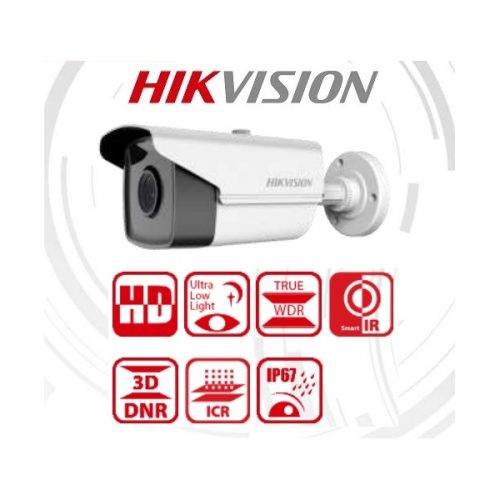 Hikvision 4in1 Analóg csőkamera - DS-2CE16D8T-IT3F (2MP, 3,6mm, kültéri, EXIR60m, IP67, WDR)