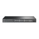 TP-Link Switch  PoE - TL-SL2428P (24port 100Mbps + 2port 1Gbps;  24 af PoE port; 2x Combo SFP; 250W, 250m extended mode)