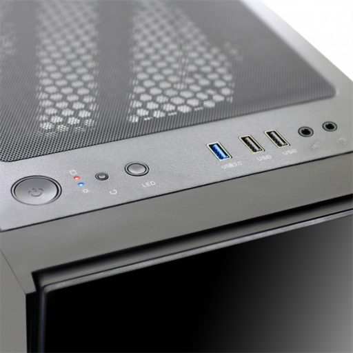 Spirit of Gamer Számítógépház - GHOST III RGB (fekete, ablakos, 4x12cm ventilátor, ATX, mATX, 2xUSB3.0, 1xUSB2.0)