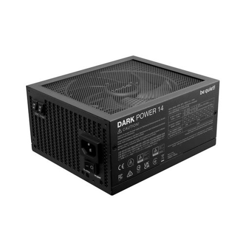 Be Quiet! Tápegység 1200W - DARK POWER 14 (80+ Titanium, ATX3.1, PCIe5.1, moduláris, fekete)
