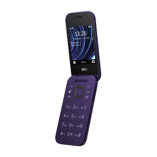 HMD 2660 FLIP 4G DS lila kártyafüggetlen mobiltelefon