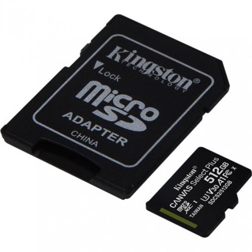 Kingston Canvas Select Plus MicroSDHC 512GB, C10