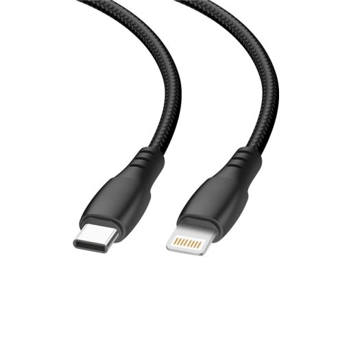 Adatkábel Type-C - Lightning, 2m, Fekete