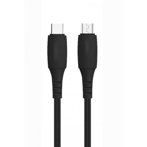 Töltőkábel Type-C - Micro USB 2.4A 1 m