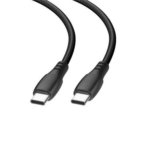 Adatkábel Type-C - Type-C 2m, Fekete