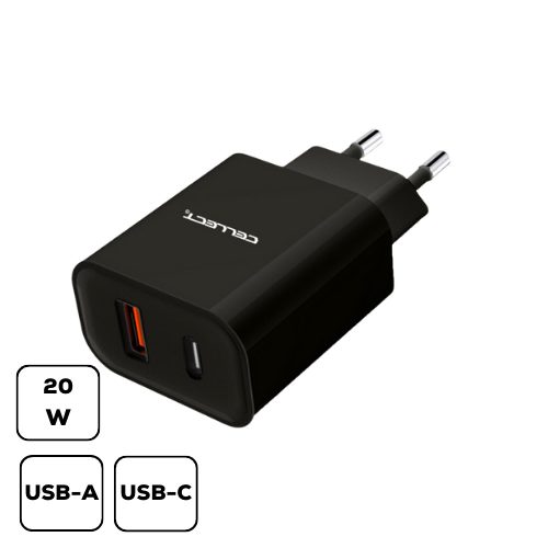 20W Hálózati töltő adapter gyorstöltő funkcióval