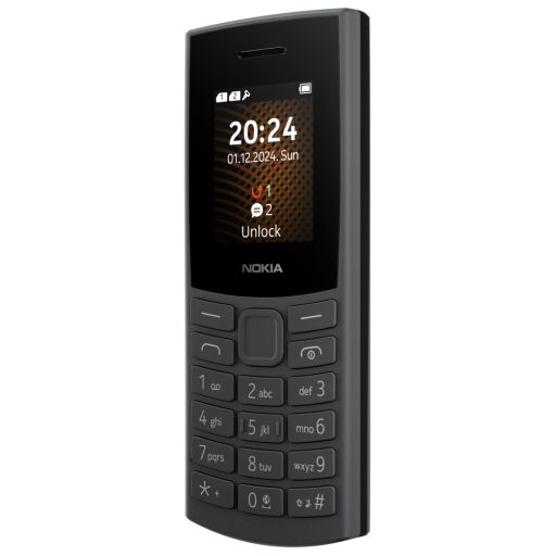 Nokia 105 2G DS kártyafüggetlen mobiltelefon fekete