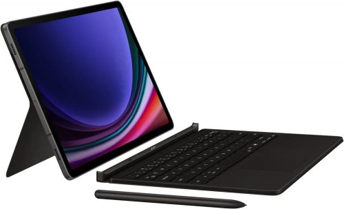 Samsung Tab S9/S9 FE billentyűzetes tok,Fekete