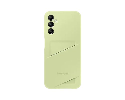 Samsung A15 kártyatartós hátlap, Lime