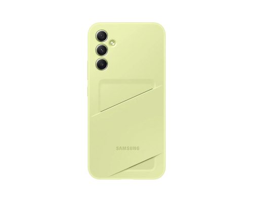 Samsung Galaxy A34 5G kártyatartós hátlap, Lime