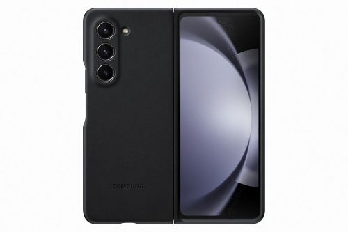 Samsung Galaxy Z Fold 5 Eco bőr tok, Grafit