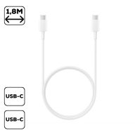 Samsung Type C-to Type C kábel 1.8 m, 3A, Fehér