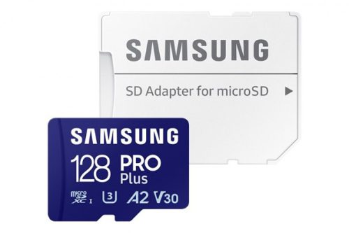 Samsung Pro Plus microSD kártya R180/W130, 128GB