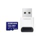 Samsung Pro Plus microSD kártya+kártyaolvasó,128GB