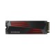 Samsung 990 PRO Heat-Sink, PCIe 4.0, NVMe 2.0, 1TB, 600 TBW