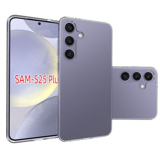 Samsung Galaxy S25 Plus vékony szilikon hátlap,Átlátszó