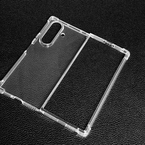 Samsung Z Fold 7 szilikon hátlap, Átlátszó