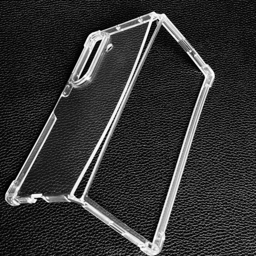 Samsung Z Fold 7 szilikon hátlap, Átlátszó