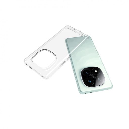 Xiaomi Redmi Note 14 Pro Plus 5G vékony szilikon hátlap,Átlátszó