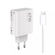   Xiaomi 67W hálózati töltő USB-C adatkábellel, fehér BHR9465