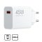 Xiaomi 45W hálózati gyorstöltő, USB-A, fehér BHR07SLEU