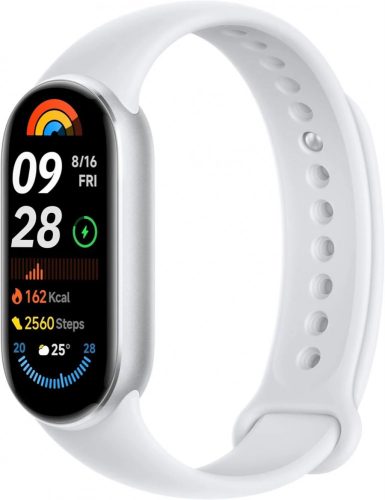 Xiaomi Smart Band 9 aktivitásmérő, ezüst BHR8340