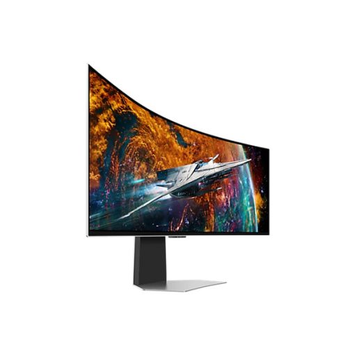 SAMSUNG Ívelt Gaming 240Hz OLED monitor 49" G95SC, 5120x1440, 32:9, 250cd/m2, 0.03ms, HDMI/DP/USB/WiFi/BT, hangszóró