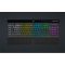 CORSAIR Vezetékes Billentyűzet Gaming, K55 RGB PRO, 6 programozható billentyű, Cseppálló, Csuklótámasz, US, fekete