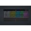 CORSAIR Vezetékes Billentyűzet Gaming, K55 RGB PRO, 6 programozható billentyű, Cseppálló, Csuklótámasz, US, fekete