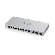   ZYXEL Switch 8x1000Mbps + 2x2500Mbps + 2xSFP+ Web Menedzselhető, XGS1210-12-ZZ0102F
