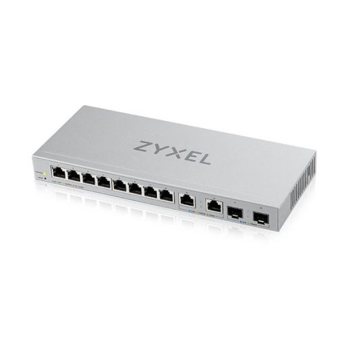 ZYXEL Switch 8x1000Mbps + 2x2500Mbps + 2xSFP+ Web Menedzselhető, XGS1210-12-ZZ0102F
