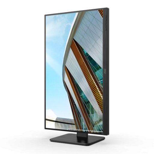 AOC IPS monitor 27" U27P2, 3840x2160, 16:9, 350cd/m2, 4ms, 2xHDMI/DisplayPort/4xUSB, Pivot, hangszóró