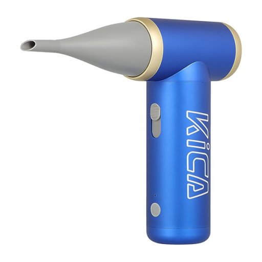 KICA JetFan2 vez. nélküli univerzális légfúvóka, USB, LED kijelző, 101000 ford./perc, 72 km / óra,  4,5 óra, kék