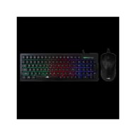   BARACUDA BGC-011B ORCA-B gamer combo fekete billentyűzet (memb. ang.) + egér