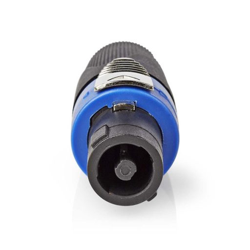 Nedis COTP16900BK hangszóró csatlakozó, egyenes dugó, forrasztható, Kábel bemeneti átmérő: 8,0 mm