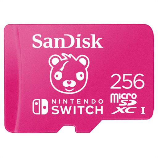 SANDISK 215473, microSDXC KARTYA NINTEn SWITCH - 256GB, 100/90 MB/s Fortnite EDT.