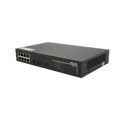 DCN Switch 120W PoE/PoE+ 8x10/100/1000Base-T+ 2x1000Base-X SFP, 120 Watt PoE budget
